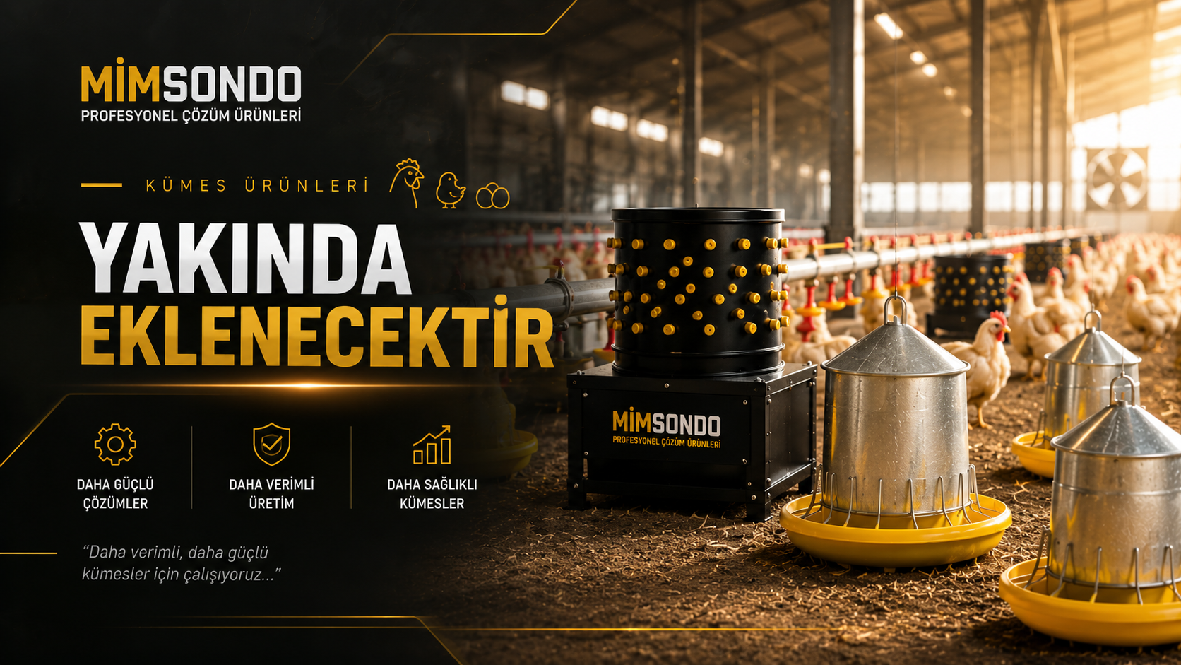 Kümes Ürünleri için MİMSONDO ürün kategorisi