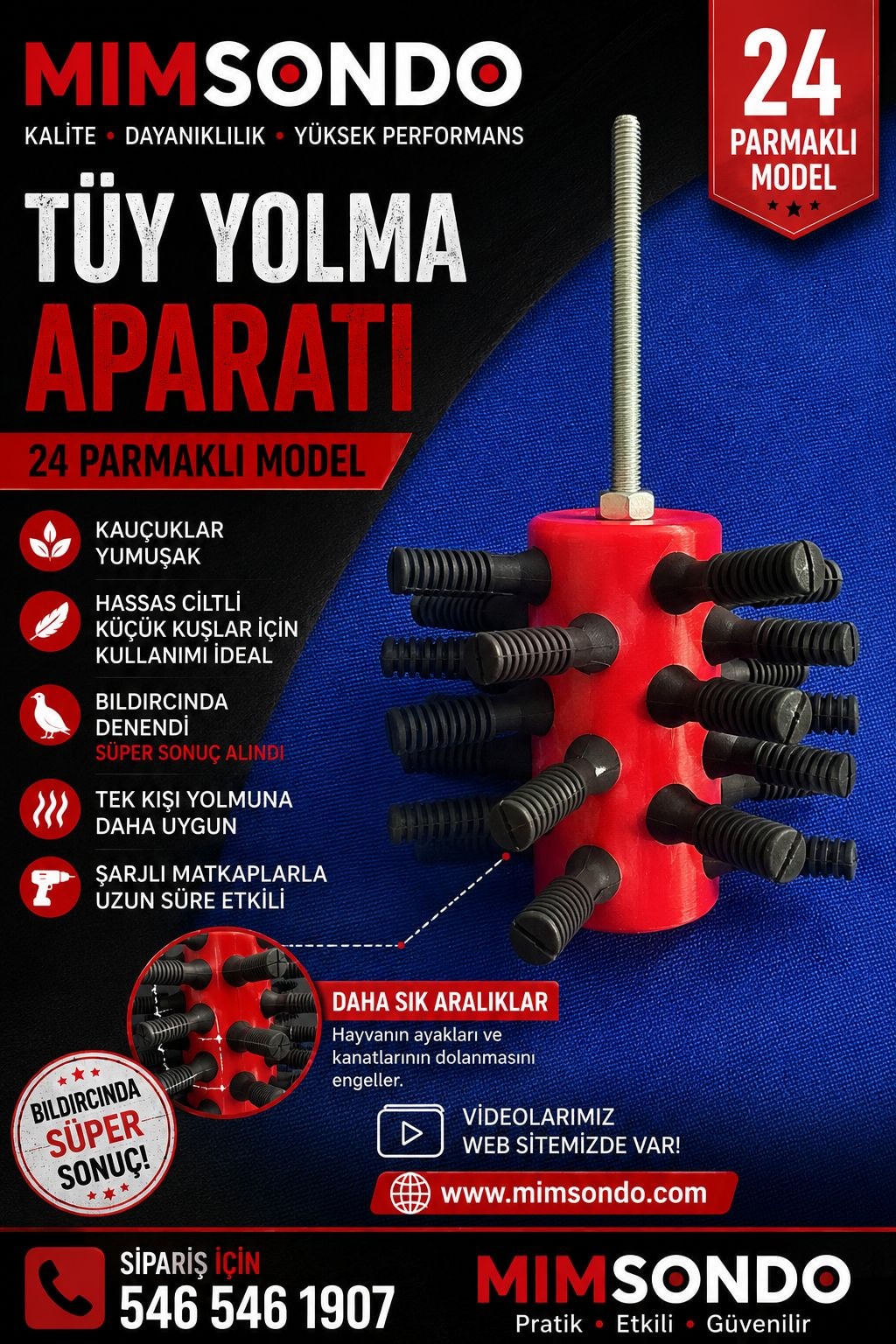 24 Parmaklı Modeller için MİMSONDO ürün kategorisi